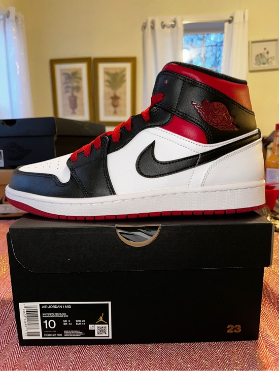 Nike Other - Nike Air Jordan 1 Mid - Black/White/Red